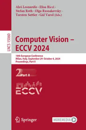 Leonardis / Ricci / Roth |  Computer Vision - ECCV 2024 | Buch |  Sack Fachmedien