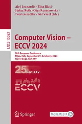 Leonardis / Ricci / Roth |  Computer Vision - ECCV 2024 | Buch |  Sack Fachmedien