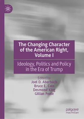 Aberbach / Peele / Cain |  The Changing Character of the American Right, Volume I | Buch |  Sack Fachmedien