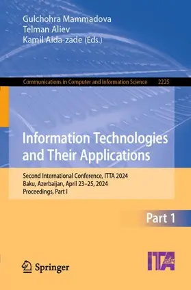 Mammadova / Aida-zade / Aliev |  Information Technologies and Their Applications | Buch |  Sack Fachmedien