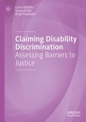 William / Corby / Pauksztat |  Claiming Disability Discrimination | Buch |  Sack Fachmedien