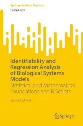 Lecca |  Identifiability and Regression Analysis of Biological Systems Models | Buch |  Sack Fachmedien