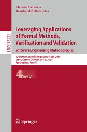 Margaria / Steffen | Leveraging Applications of Formal Methods, Verification and Validation. Software Engineering Methodologies | E-Book | sack.de