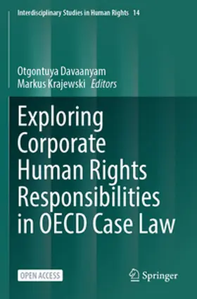 Davaanyam / Krajewski |  Exploring Corporate Human Rights Responsibilities in OECD Case Law | Buch |  Sack Fachmedien