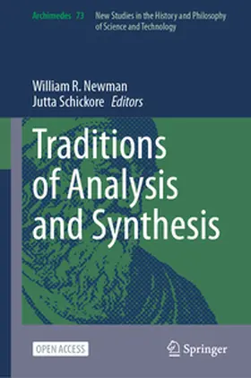 Newman / Schickore |  Traditions of Analysis and Synthesis | Buch |  Sack Fachmedien