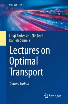 Ambrosio / Semola / Brué |  Lectures on Optimal Transport | Buch |  Sack Fachmedien