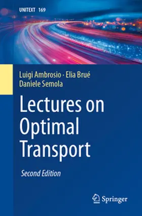 Ambrosio / Brué / Semola |  Lectures on Optimal Transport | eBook | Sack Fachmedien