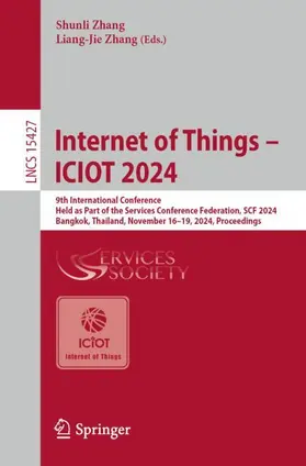 Zhang |  Internet of Things - ICIOT 2024 | Buch |  Sack Fachmedien