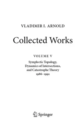 Arnold / Khesin / Sevryuk |  VLADIMIR I. ARNOLD—Collected Works | Buch |  Sack Fachmedien