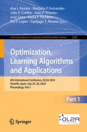 Pereira / Fernandes / Coelho | Optimization, Learning Algorithms and Applications | E-Book | www2.sack.de