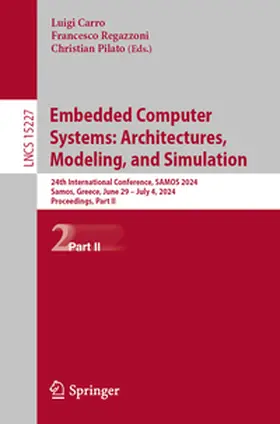 Carro / Regazzoni / Pilato |  Embedded Computer Systems: Architectures, Modeling, and Simulation | Buch |  Sack Fachmedien