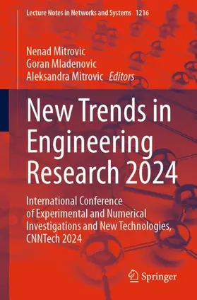 Mitrovic / Mladenovic |  New Trends in Engineering Research 2024 | Buch |  Sack Fachmedien