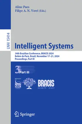 Paes / Verri |  Intelligent Systems | eBook | Sack Fachmedien