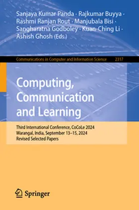 Panda / Buyya / Rout | Computing, Communication and Learning | E-Book | sack.de