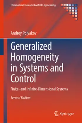 Polyakov |  Generalized Homogeneity in Systems and Control | Buch |  Sack Fachmedien