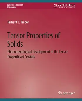 Tinder |  Tensor Properties of Solids, Part One | Buch |  Sack Fachmedien