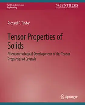 Tinder | Tensor Properties of Solids, Part One | E-Book | sack.de