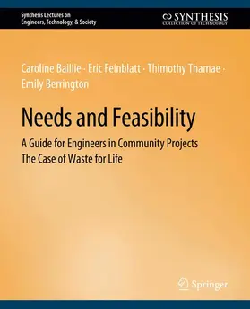 Baillie / Berrington / Feinblatt |  Needs and Feasibility | Buch |  Sack Fachmedien