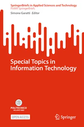 Garatti |  Special Topics in Information Technology | Buch |  Sack Fachmedien