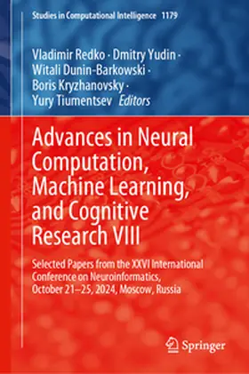 Redko / Yudin / Dunin-Barkowski | Advances in Neural Computation, Machine Learning, and Cognitive Research VIII | E-Book | sack.de