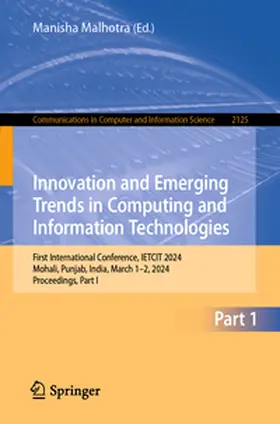 Malhotra | Innovation and Emerging Trends in Computing and Information Technologies | E-Book | sack.de