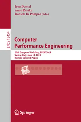 Doncel / Di Pompeo / Remke |  Computer Performance Engineering | Buch |  Sack Fachmedien