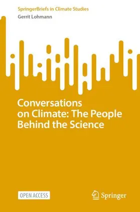 Lohmann |  Conversations on Climate: The People Behind the Science | Buch |  Sack Fachmedien