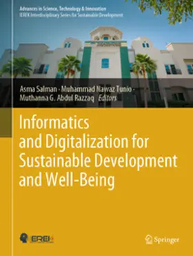 Salman / Nawaz Tunio / Abdul Razzaq | Informatics and Digitalization for Sustainable Development and Well-Being | E-Book | sack.de