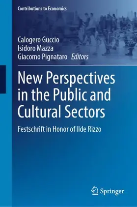 Guccio / Pignataro / Mazza |  New Perspectives in the Public and Cultural Sectors | Buch |  Sack Fachmedien