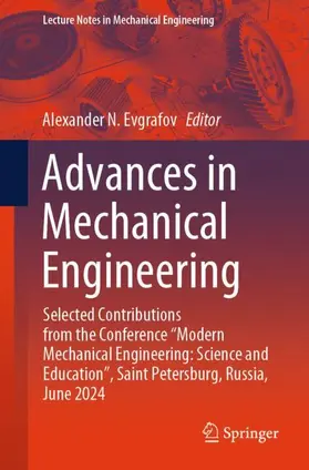 Evgrafov |  Advances in Mechanical Engineering | Buch |  Sack Fachmedien