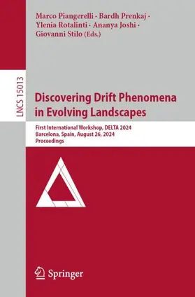 Piangerelli / Prenkaj / Stilo |  Discovering Drift Phenomena in Evolving Landscapes | Buch |  Sack Fachmedien