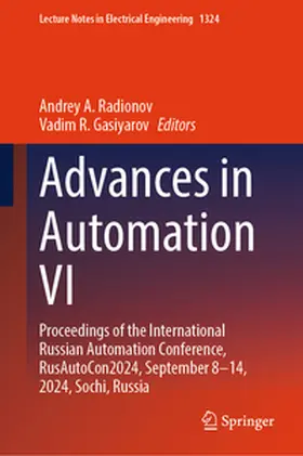 Radionov / Gasiyarov | Advances in Automation VI | E-Book | sack.de