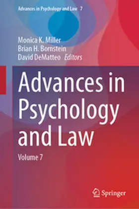 Miller / Bornstein / DeMatteo |  Advances in Psychology and Law | eBook | Sack Fachmedien