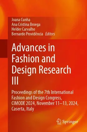 Cunha / Broega / Carvalho |  Advances in Fashion and Design Research III | Buch |  Sack Fachmedien
