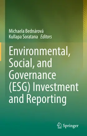 Bednárová / Soratana |  Environmental, Social, and Governance (ESG) Investment and Reporting | Buch |  Sack Fachmedien