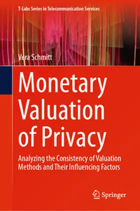 Schmitt |  Monetary Valuation of Privacy | Buch |  Sack Fachmedien
