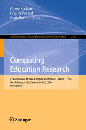 Karkare / Raman / Prasad |  Computing Education Research | Buch |  Sack Fachmedien