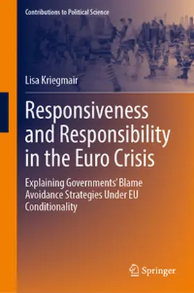 Kriegmair |  Responsiveness and Responsibility in the Euro Crisis | Buch |  Sack Fachmedien