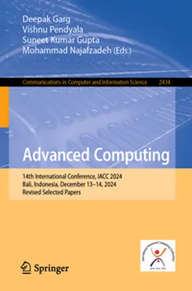 Garg / Pendyala / Gupta |  Advanced Computing | eBook | Sack Fachmedien