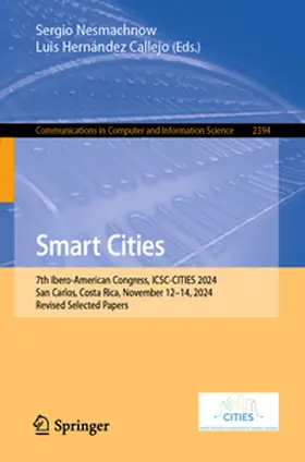 Nesmachnow / Hernández Callejo |  Smart Cities | eBook | Sack Fachmedien