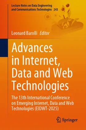 Barolli |  Advances in Internet, Data and Web Technologies | eBook | Sack Fachmedien