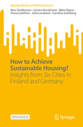 Tynkkynen / Henriksson / Grönberg |  How to Achieve Sustainable Housing? | Buch |  Sack Fachmedien