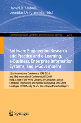 Deligiannidis / Arabnia |  Software Engineering Research and Practice and e-Learning, e-Business, Enterprise Information Systems, and e-Government | Buch |  Sack Fachmedien