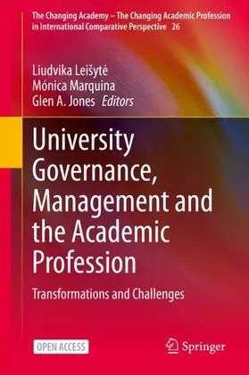 Leišyte / Leišyte / Jones | University Governance, Management and the Academic Profession | Buch | 978-3-031-86888-7 | sack.de