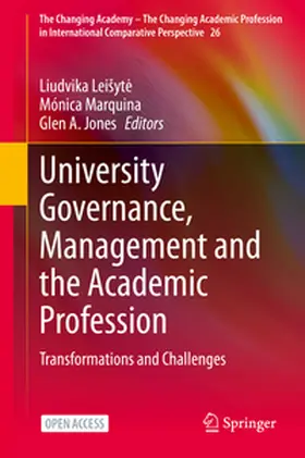 Leišyte / Leisyte / Leišyte |  University Governance, Management and the Academic Profession | eBook | Sack Fachmedien