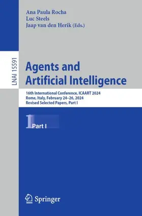 Rocha / van den Herik / Steels |  Agents and Artificial Intelligence | Buch |  Sack Fachmedien
