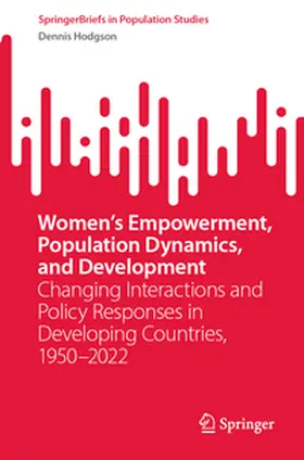 Hodgson |  Women's Empowerment, Population Dynamics, and Development | Buch |  Sack Fachmedien