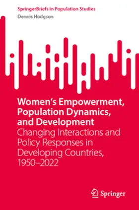 Hodgson |  Women’s Empowerment, Population Dynamics, and Development | eBook | Sack Fachmedien
