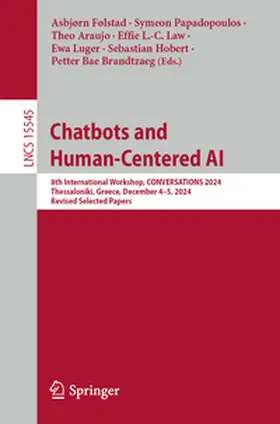 Følstad / Papadopoulos / Araujo |  Chatbots and Human-Centered AI | Buch |  Sack Fachmedien