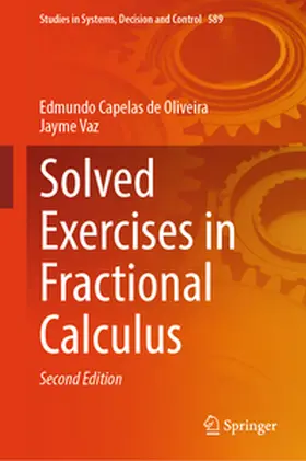 Vaz / Capelas de Oliveira |  Solved Exercises in Fractional Calculus | Buch |  Sack Fachmedien
